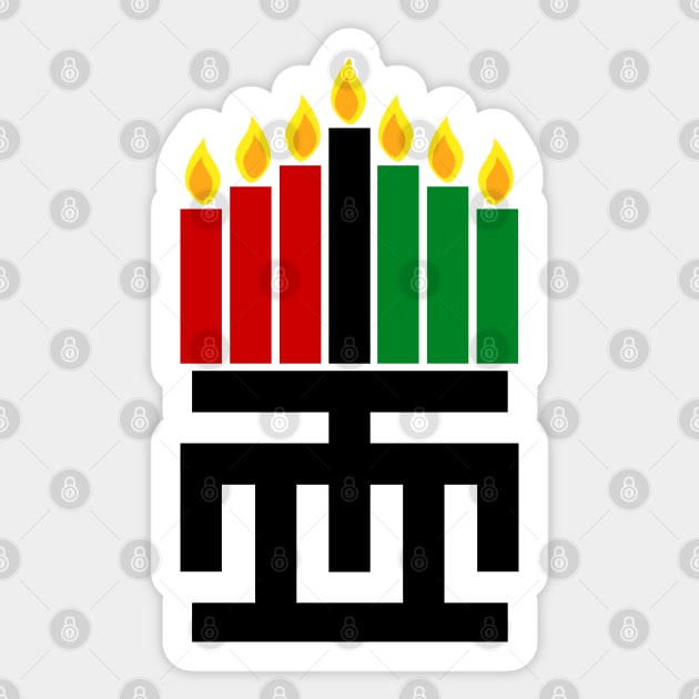 ALKEBULAN - KWANZAA 7 PRINCIPLES Sticker by DodgertonSkillhause